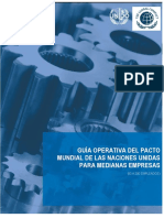 Gu A Operativa Del Pacto Mundial de Las Naciones Unidas para Medianas Empresas