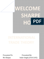 International Trade Theory Summary