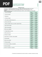Test IDARE-Inventario de Ansiedad Rasgo y Estado - Manual y Test | PDF ...