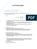 Mathematics of Information: Homework 9: Due Wednesday, Nov. 27 (Submit Online), or in Class On Nov. 25 (Recommended)