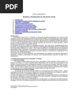 Fundamentos de la Educacion Virtual
