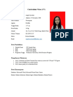 Curriculum Vitae (CV) : Data Pribadi