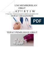 SEBELUM MEMBERIKAN OBAT Ingat 8T1W