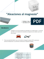 Aleaciones de magnesio: propiedades y aplicaciones