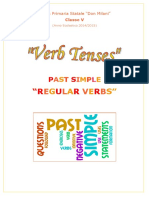 Past Simple Regular Verbs PDF