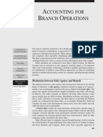 Accounting For Branch Operation Baker