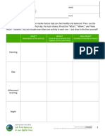 Aithan Anaya - Grade 5 - Finding My Media Balance - My Media Plan Student Handout