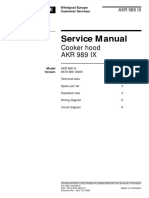 Service Manual: Cooker Hood Akr 989 Ix