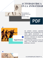 Actividad Física en La Antigüedad PDF