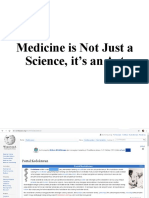 Medicine Is Not Just A Science, It's An Art