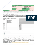 Actividad 2. Nomenclatura Quimica