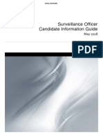 Surveillance Officer Candidate Information