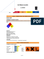 Tert-Butyl Acrylate MSDS