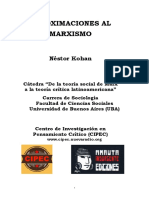 Aproximaciones Al Marxismo - Nestor Kohan (Cipec)
