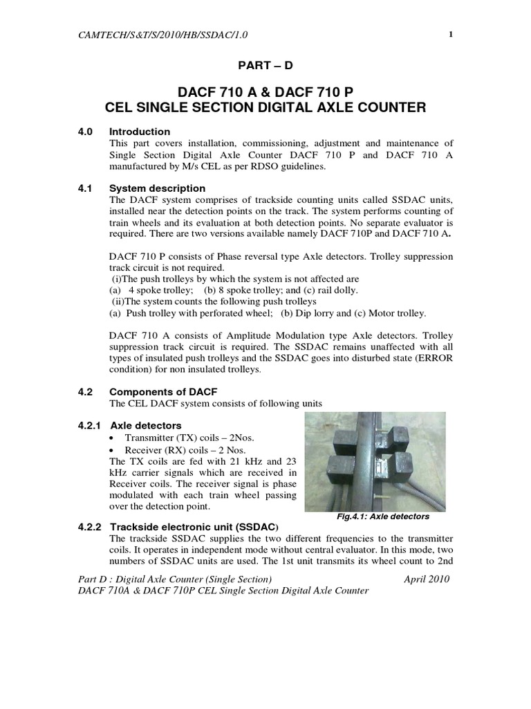 What Is Digital Axle Counter