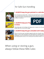 12 Rules On Gun Safety