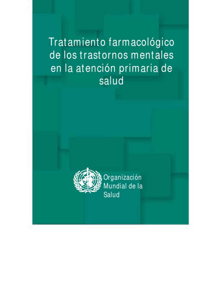 Farmacoterapia Trastornos Mentales | PDF | Esquizofrenia | Antipsicótico