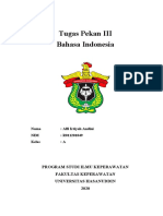 Alfi Irtiyah Andini - R011201049 - Kelas A - Bahasa Indonesia