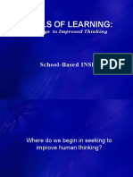 Levels of Learning:: School-Based INSET