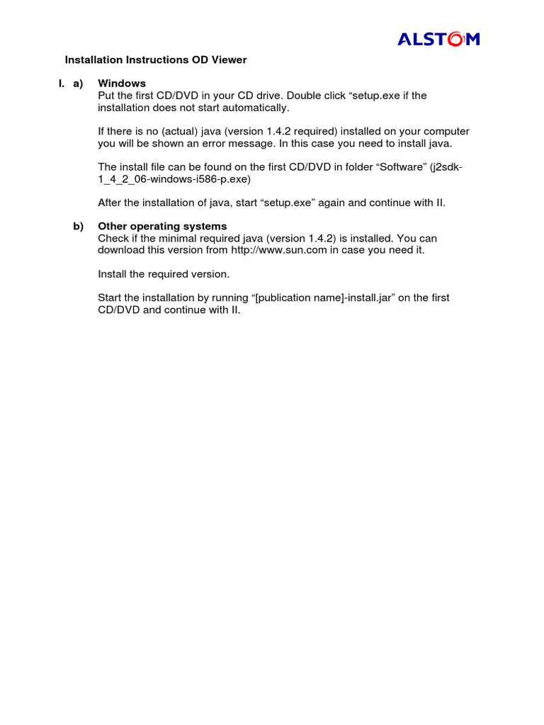 Installation Instructions OD Viewer | PDF | Operating System Families ...