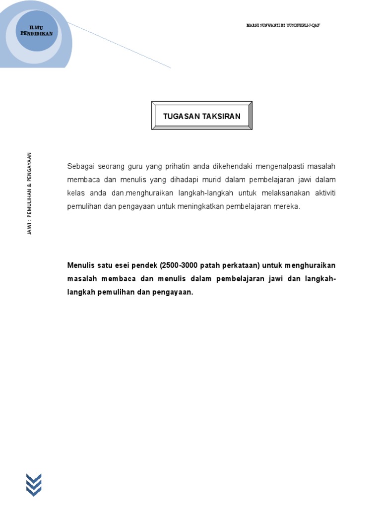 Pemulihan Jawi Pdf