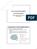 Bar & Truss Finite Element Direct Stiffness Method