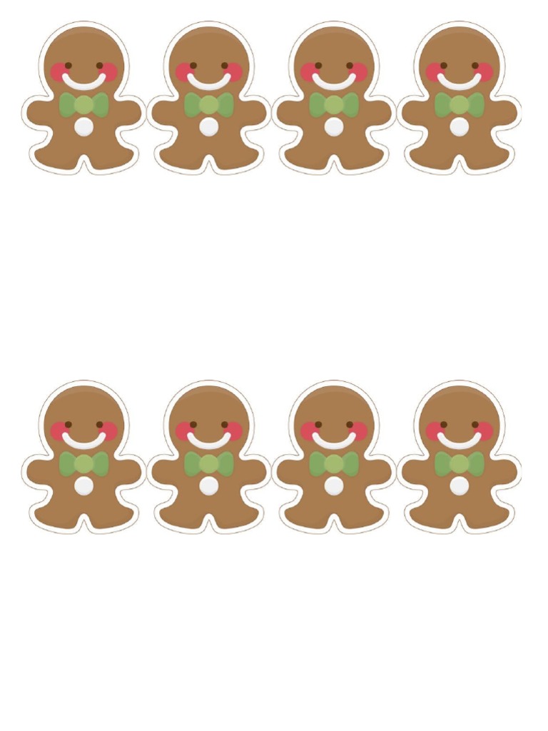 Gingerbread Man Printables | PDF