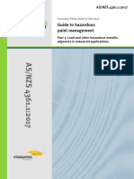 Guide To Hazardous Paint Management - ASNZS 4361.1.2017 - Part 1 - Lead and Other Hazardous Metallic Pigments in Industrial Applications