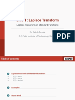 Laplace Transform Lecture No 2