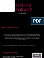 Offline Storage: - Diya Kaliyambath