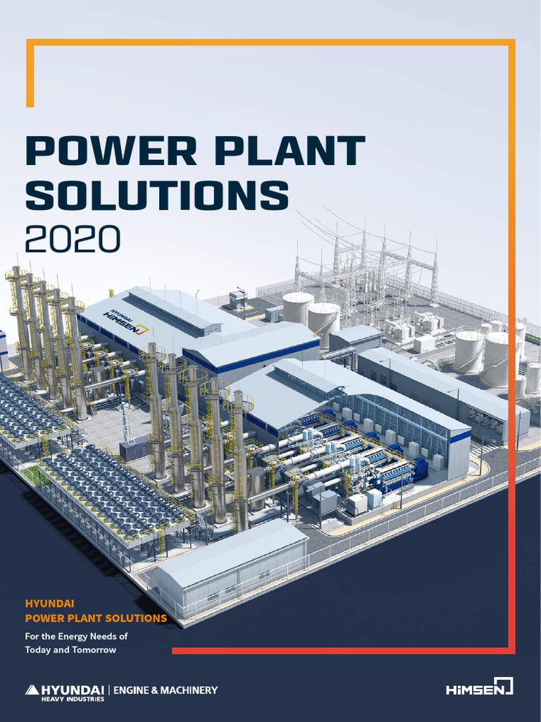 Hyundai Power Plant Solutions PDF Power Station Engines