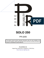 SOLO 250: PR Lighting LTD