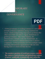 Contemporary Global Governance