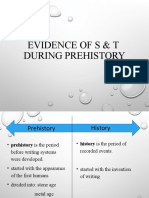 Evidence of S & T During Prehistory