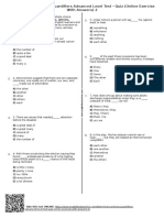 358 - Determiners Articles Quantifiers Advanced Level Test Quiz Online Exercise With Answers 2