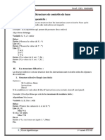 Structure de contrôle de base