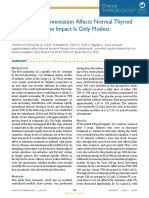 2015 - Selenium suppl affects normal thyroid function but impact modestly