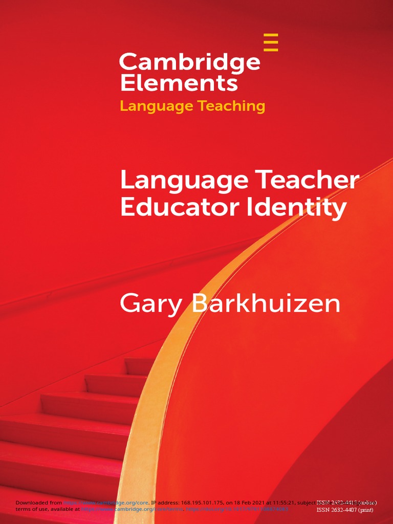 Language Teacher Educator Identity | PDF | Teacher Education | Teachers