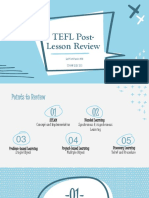 TEFL Post-Lesson Review