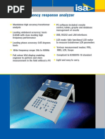 SFRA 5000: Sweep Frequency Response Analyzer