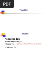 Taxation and Depreciation