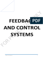 Feedback and Control Systems: Rezel A. Sto. Tomas, Ece 1