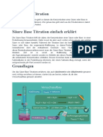 Säure Base Titration