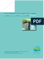 Estimating Discharge and Stream Flows: A Guide For Sand and Gravel Operators