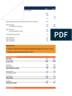 Jenga Inc Solution Year 1 Year 2: © Corporate Finance Institute