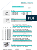 Linha de Acessórios para Gradeamentos em Inox (AISI 304)