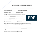 Learn comparative adjectives with this practice worksheet