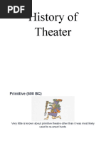 History of Theater