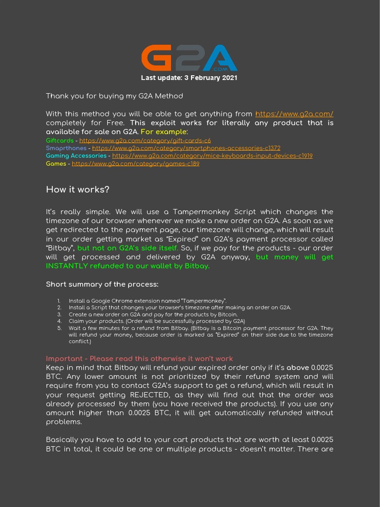 How It Works?: Last Update: 3 February 2021 | PDF | Bitcoin | Computing