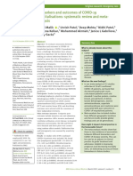 Biomarkers and Outcomes of COVID-19 Hospitalisations: Systematic Review and Meta-Analysis